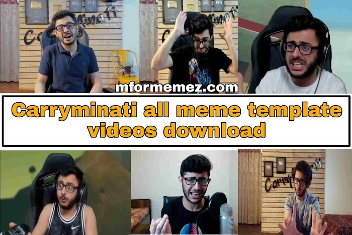 Carryminati meme template videos download