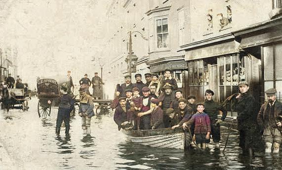 Flood in Old Portsmouth
