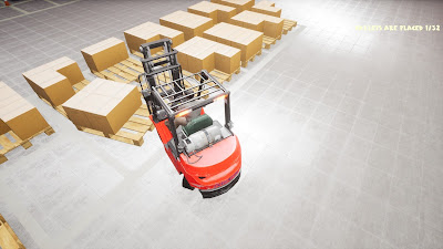 Warehouse Simulator: Forklift Driver game screenshot