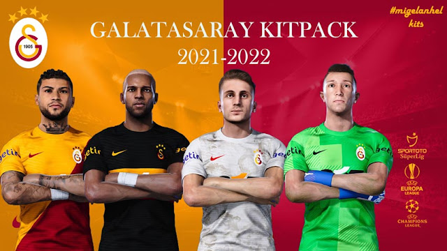 Galatasaray 2021-2022 Kitpack For eFootball PES 2021