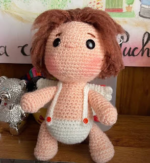 PATRON GRATIS CUPIDO AMIGURUMI 48686 👼🏼🏹