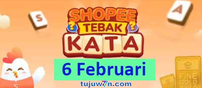 tebak kata shopee harian tanggal 6 februari