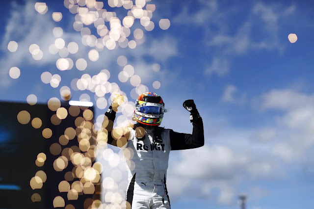 Edoardo Mortara (CHE), Venturi Racing, Silver Arrow 02, celebrates after winning the race