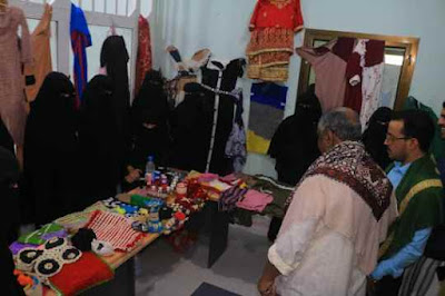 افتتاح معرض المشغولات اليدوية والفخارية بمحافظة الحديدة