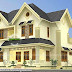 4 bedroom Colonial model home front design