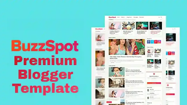 buzzspot premium blogger template