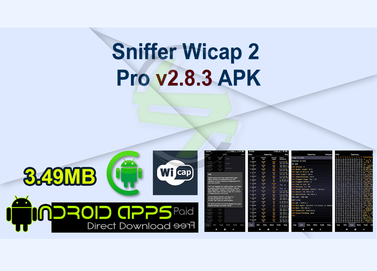 Sniffer Wicap 2 Pro v2.8.3 APK