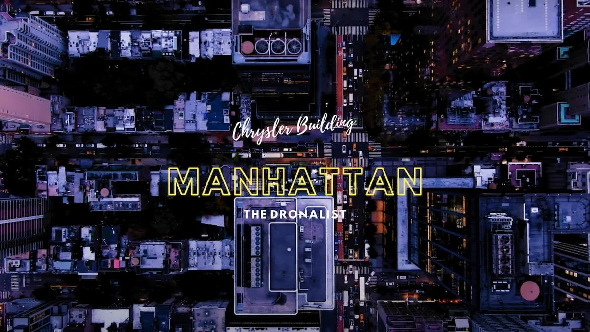 The Dronalist zeigt uns entspannte Luftaufnahmen vom Chrysler Building Manhattan in 4K