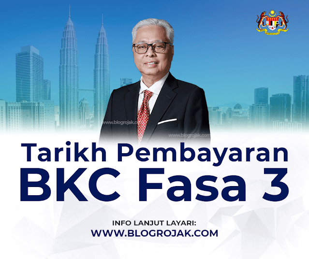 Ini adalah maklumat penting berkaitan penerima BKC Fasa 3 yang perlu diketahui.  Bagi fasa ketiga ini, soalan yang sering yang ditanya adalah berapakah jumlah yang akan diperolehi? Bilakah tarikh pembayaran? Dan bagaimana cara untuk membuat semakan dan sebagainya.  Oleh itu, berikut dikongsikan maklumat-maklumat berkaitan BKC untuk fasa 3 dan sila baca dengan teliti agar faham dan jelas tentang pembayaran fasa seterusnya.