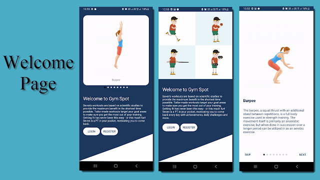 Welcome Page using xamarin form