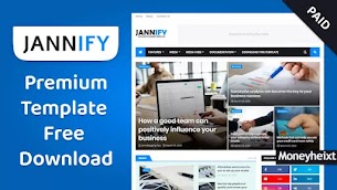Jannify Premium Blogger Template Free Download