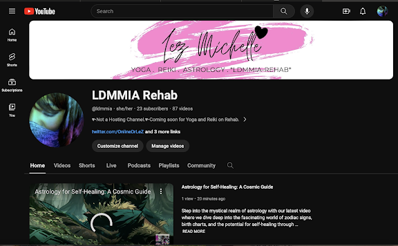 ♥☽✷LDMMIA Reiki Master, Yoga-Metaphysics, Winter - Spring updates✿