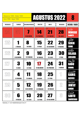 kalender agustus 2022 psd - kanalmu