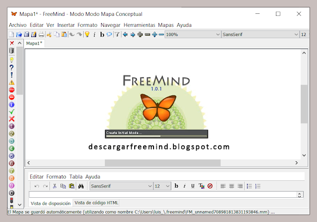 FreeMind Mapas Mentales y Conceptuales en PC