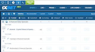 1xbet daily special bet