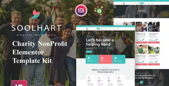 Best Charity NonProfit Elementor Template Kit