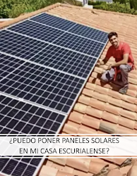 Información sobre paneles solares en los Escoriales: