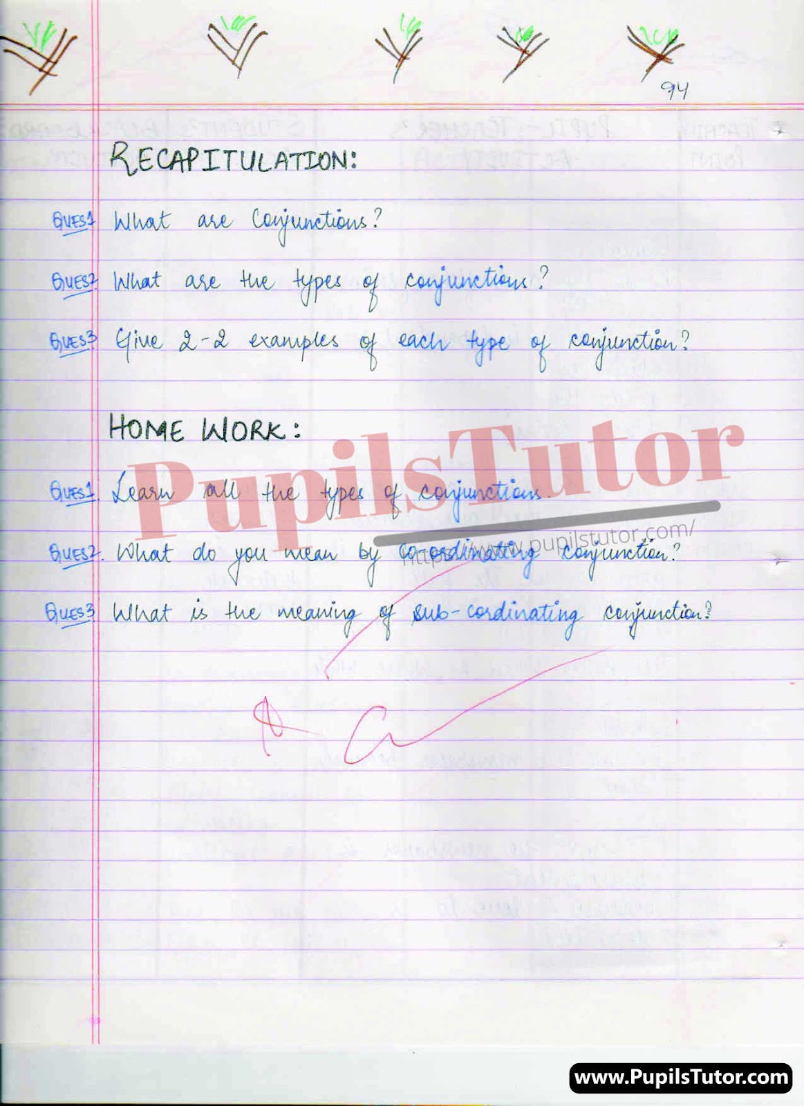 Conjunction Lesson Plan For B.Ed 1st Year, 2nd Year And All Semesters Students – [Page 6] – pupilstutor.com