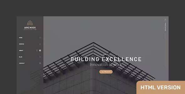 Best One Page Architecture HTML Template