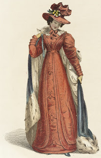 Fashion Plate, ‘Promenade Dress’ for ‘The Repository of Arts’ Rudolph Ackermann (England, London, 1764-1834) England, London, March 1, 1825 Prints; engravings Hand-colored engraving on paper