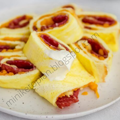 Keto Cloud Bread Roll Ups