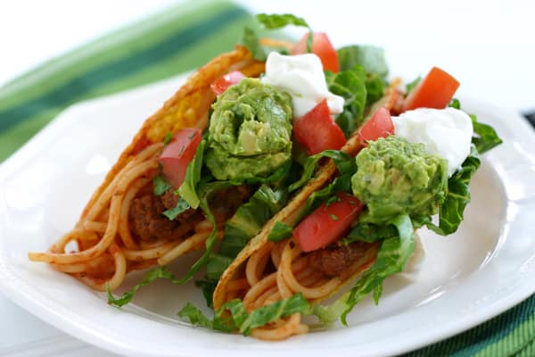 Spaghetti Tacos Recipe