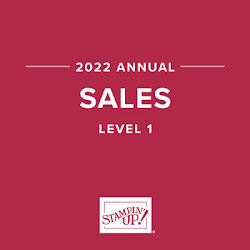 2022 - Stampin' Up! Achievement - Sales