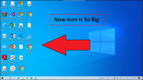 change icon size in windows 10,how to change screen resolution,how to change icon size in windows 10