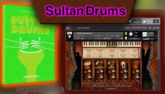 تحميل مكتبة سلطان درامز إيقاعات جاهزة لوبات Sultan Drums kontakt