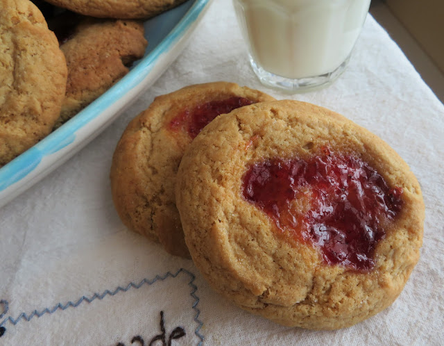 Jam Filled Drop Cookies