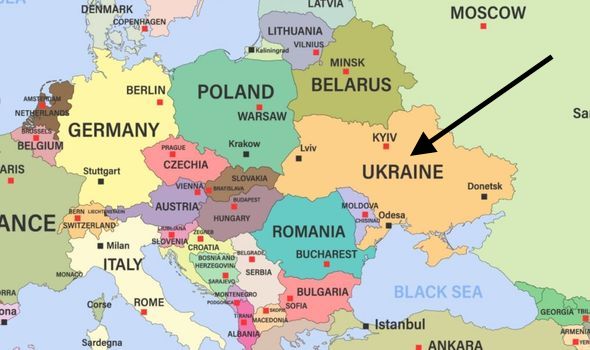 Ukrayna Nerede Haritada