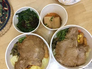 滷排骨便當+青菜+滷豆腐