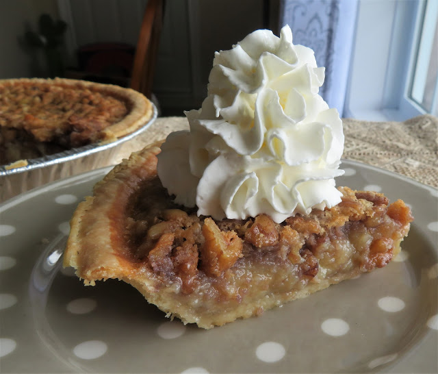 Maple Walnut Vinegar Pie