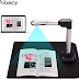 Aibecy BK51 USB Document Camera Scanner Capture Size A3 HD 16 Mega-pixels High Speed Scanner with LED Light for ID Cards Passport Books Watermarks Setting PDF Format Export for Classroom Office