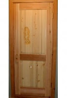 cedar sauna door