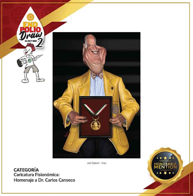 Egypt Cartoon .. Results & Virtual Exhibition of Graphic Humor and Caricature EndPolioDraw2