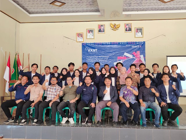 Wakili Pj.Bupati Mesuji Kepala Bappelitbangda  Lepas 22 Mahasiswa KKN kembali Ke Kampus IPB