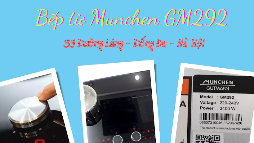 Lý do bếp từ Munchen GM292IN tạo ra tiếng vang ở giá phân khúc tầm trung