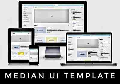 Median UI Premium Blogger Template By Muhammad Maki (Jago Desain)