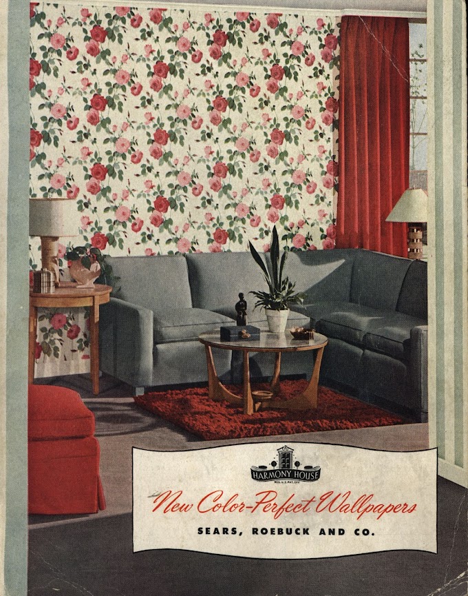 New color-perfect wallpapers: 1946 Sears, Roebuck and Co. catalog