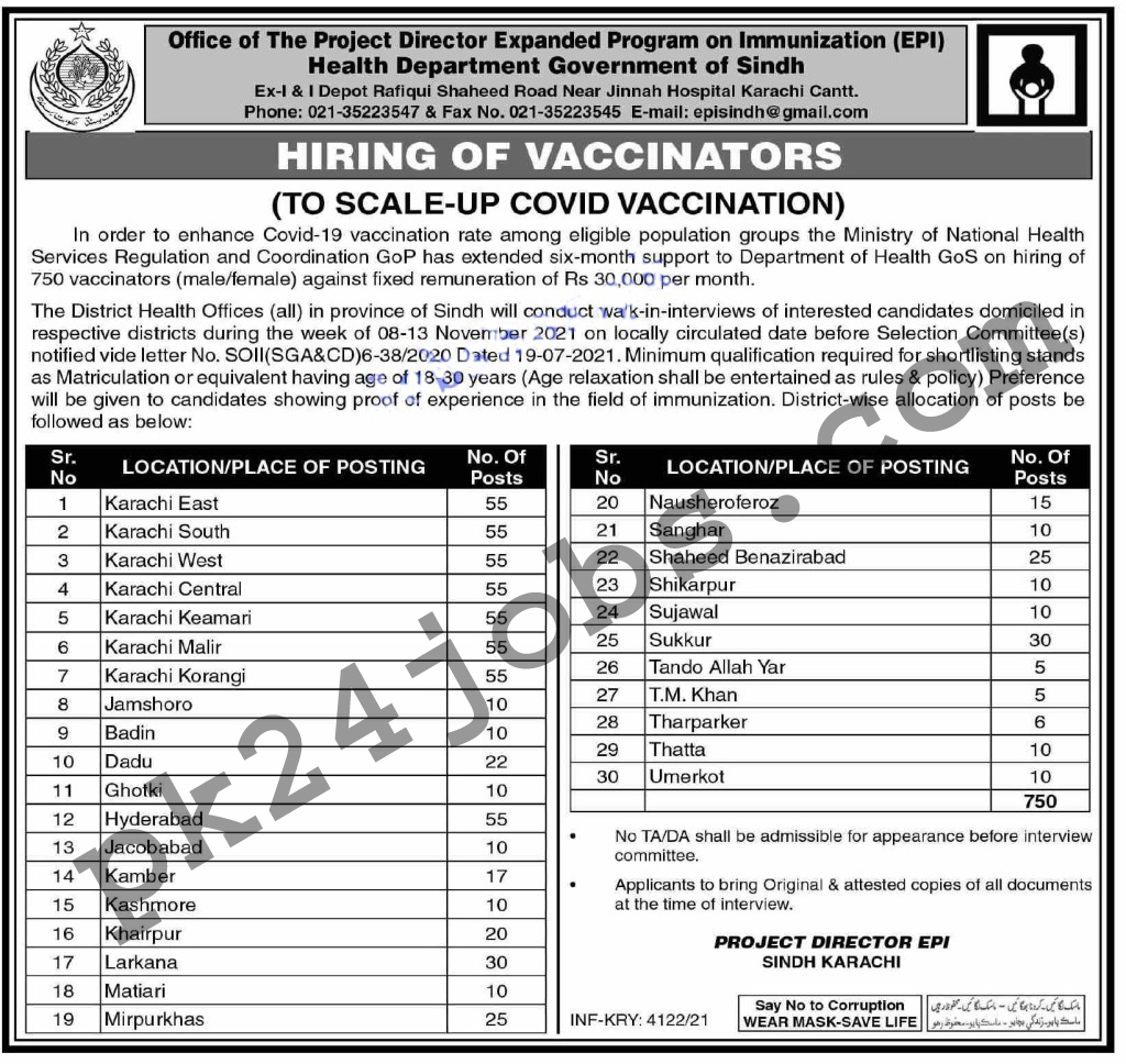 Health Jobs 2022 – Government Jobs 2022