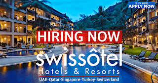 Swissotel Al Ghurair Dubai  Multiple Staff Jobs Recruitment 2021