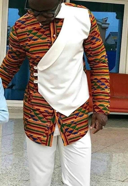 Men Kente Styles for Church Wears