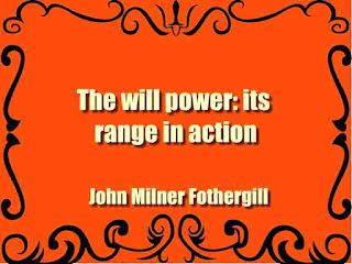 The will power: its range in action