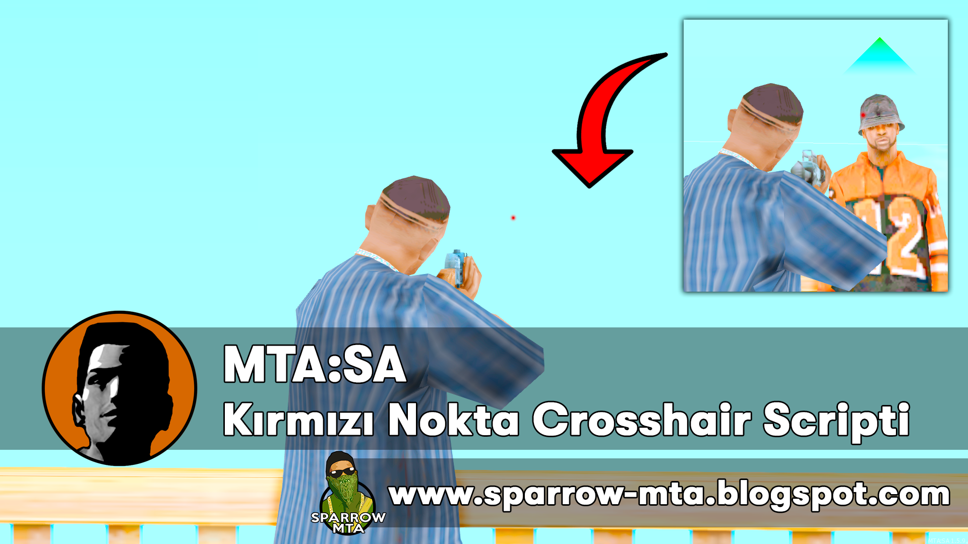 MTA SA Kırmızı Nokta Crosshair Scripti