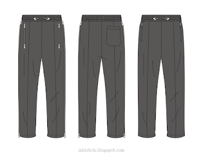 tracksuit bottoms vector
