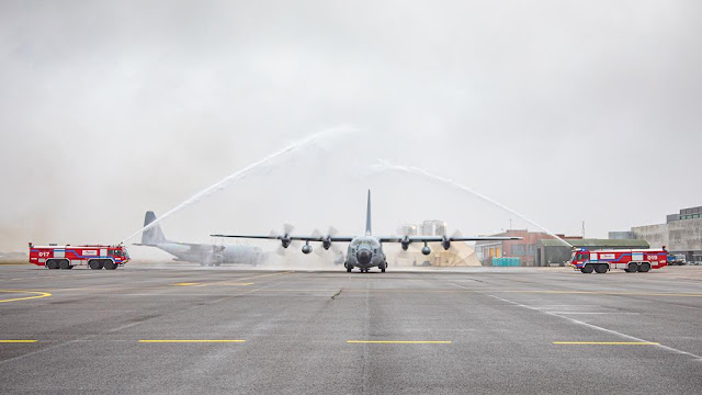 Belgian C130 final flight