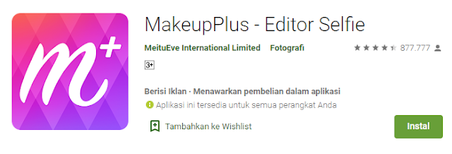 Aplikasi Make Up Terbaik MakeupPlus