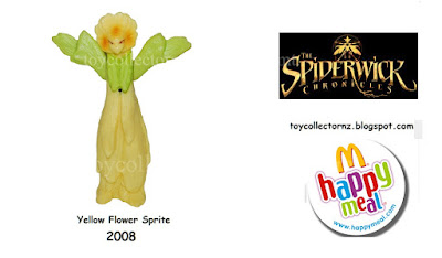 McDonalds Spiderwick Chronicles Happy Meal Toys 2008 Australia and New Zealand Yellow Sprite Toy Figure