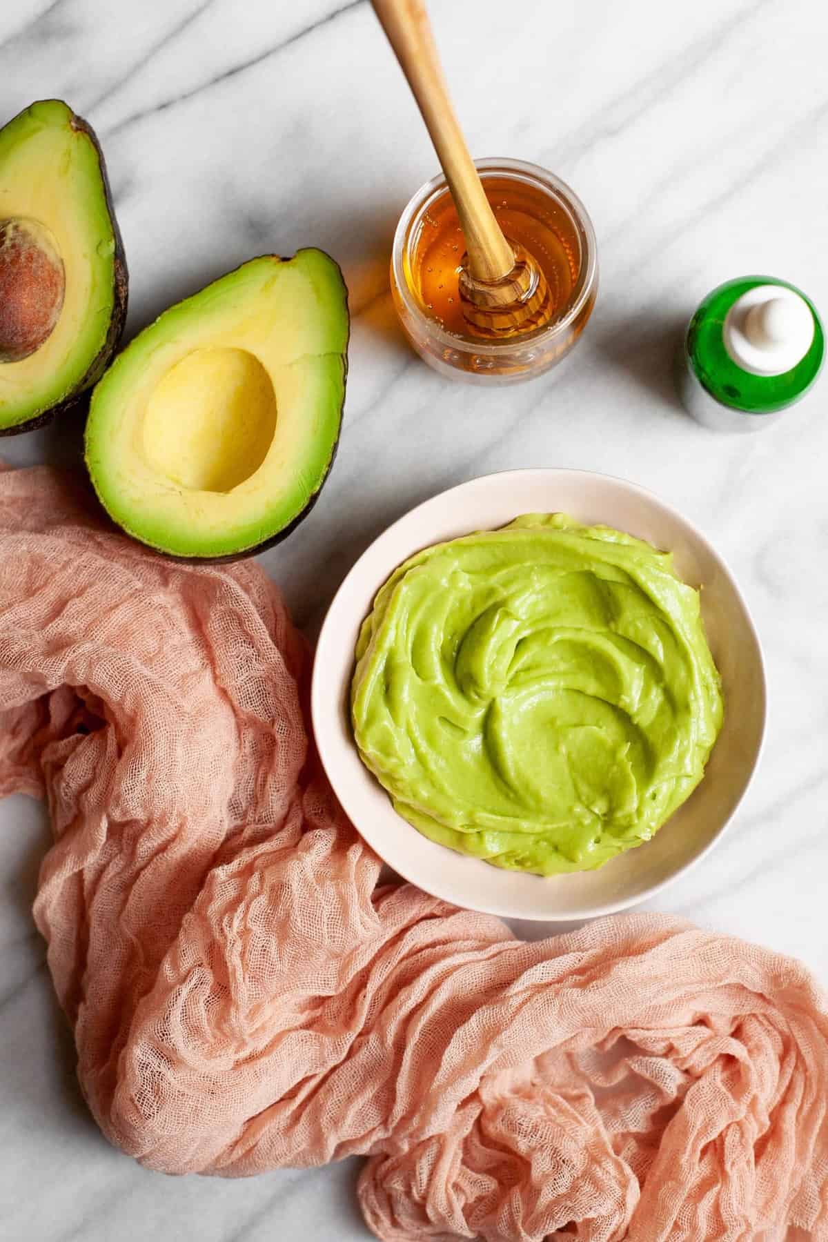 Avocado face mask